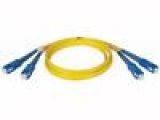Tripp Lite Singlemode Fiber Optic SC/SC Patch Cable, Yellow Jacket, 1M