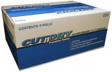CUT N DRY 10 in x 8 in White Non-Perforated Hard Roll Towel, 800 ft, 6/CT