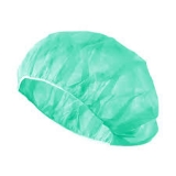 Polypropylene Pleated Bouffant Cap, 24 in, Green, 1000/CT